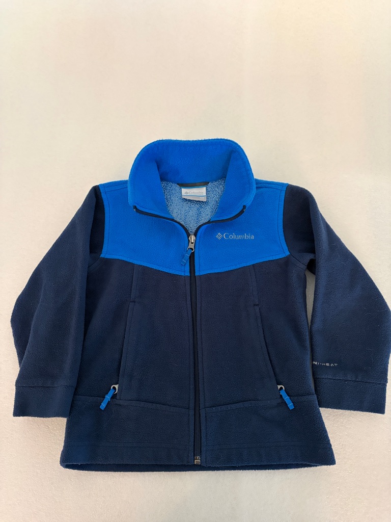 Columbia Kids Blue & Navy Full-Zip Fleece Jacket